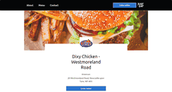 Desktop Screenshot of dixy-chicken.co.uk